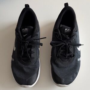 Nike Flex Experience Men's Black and White Athletic Shoes